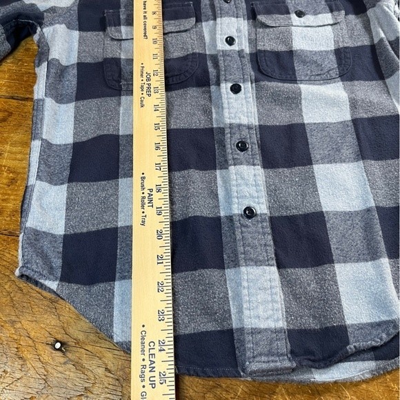 Abercrombie & Fitch XS Flannel shirt soft button down check soft very good cond - Picture 6 of 10